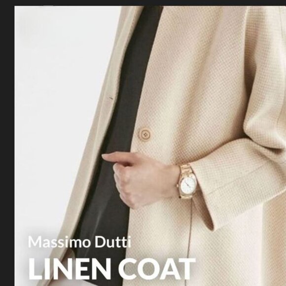 Massimo Dutti Jackets & Blazers - Massimo Dutti Linen Coat- Gorgeous!